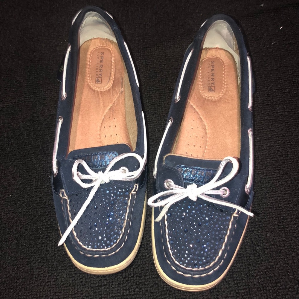 Navy Blue Sperrys